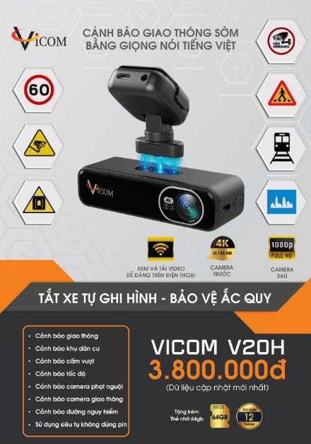 camera hành trình ô tô vincom uy tín