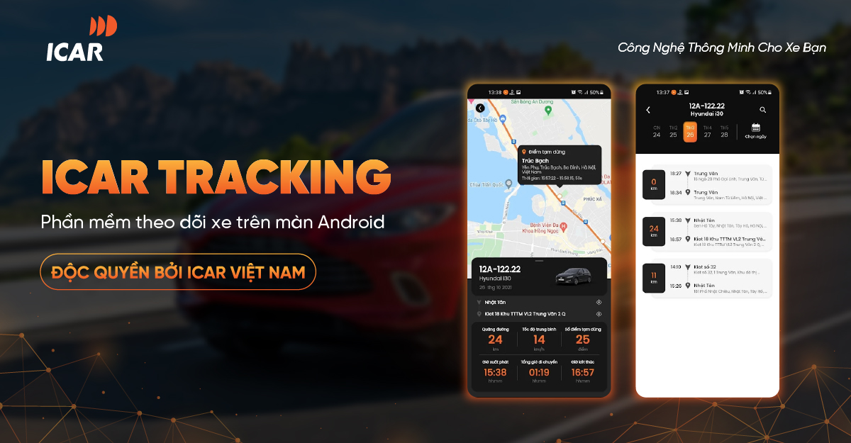 Camera ra ô tô ICar gần nhất