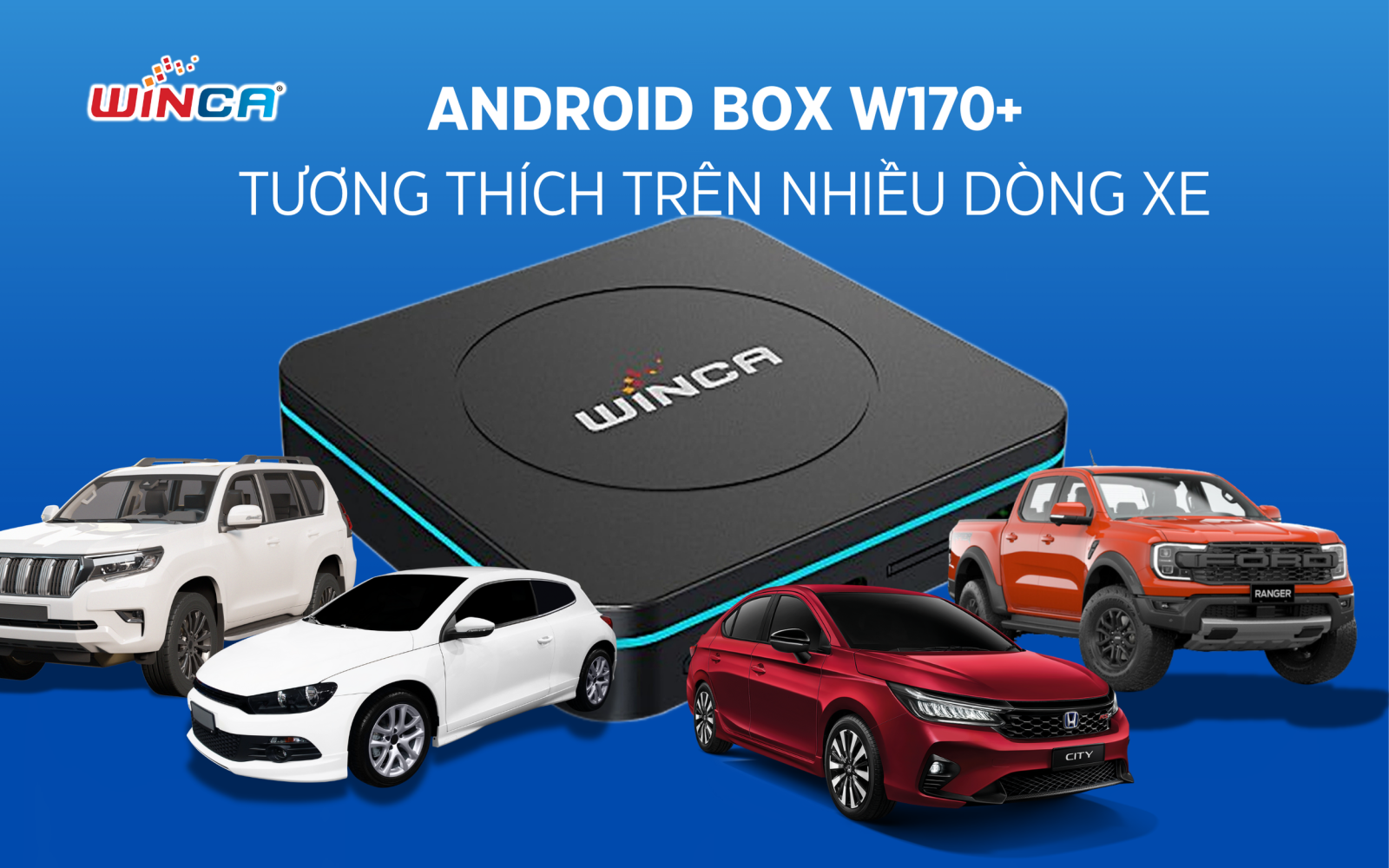 Android box ô tô winca w170