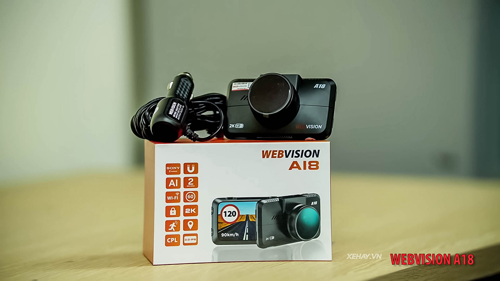 Lắp Camera Hành Trình Webvision A18