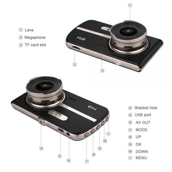 Camera Hành Trình Webvision S5 ghi hình trước sau