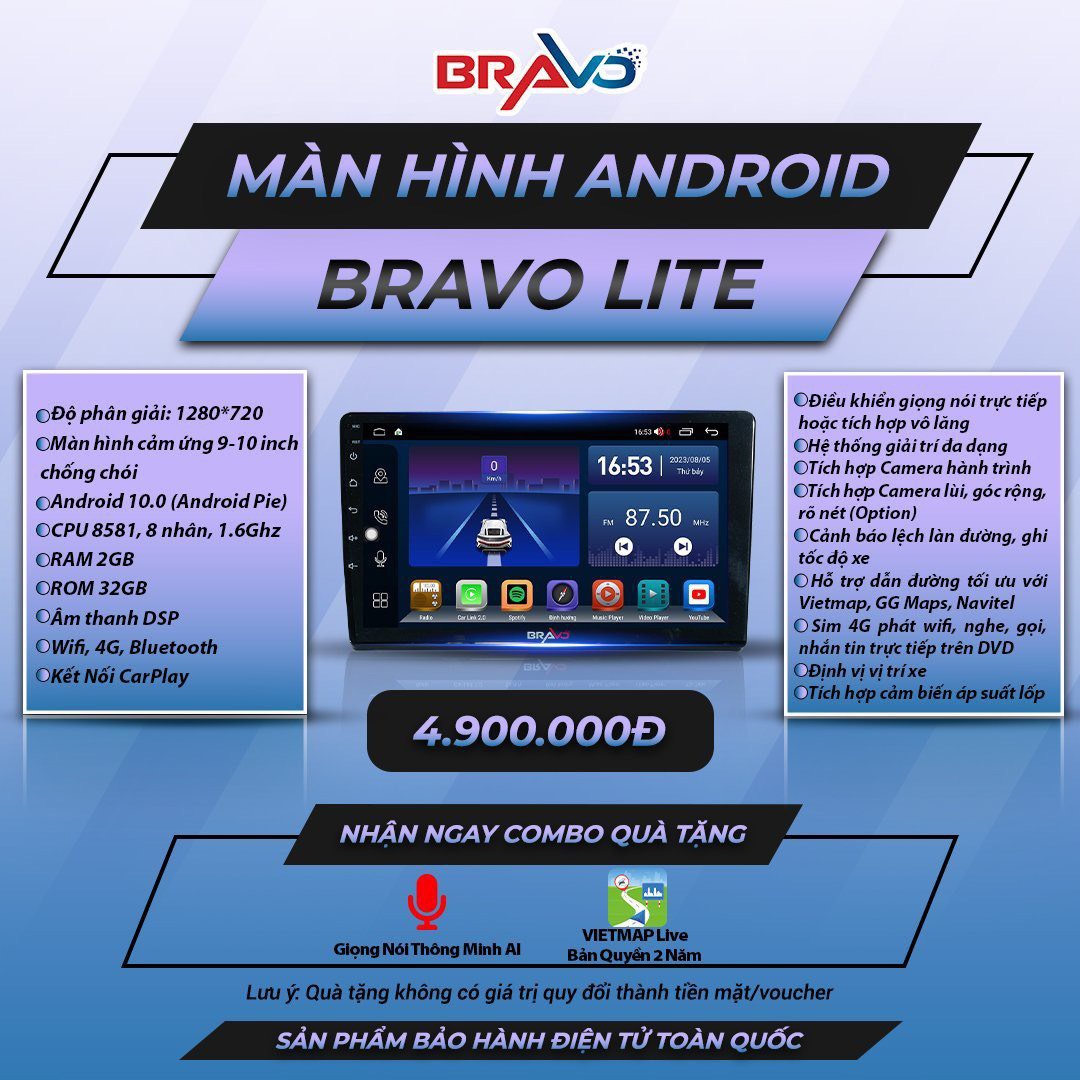 màn hình android ô to giá rẻ tại nam định