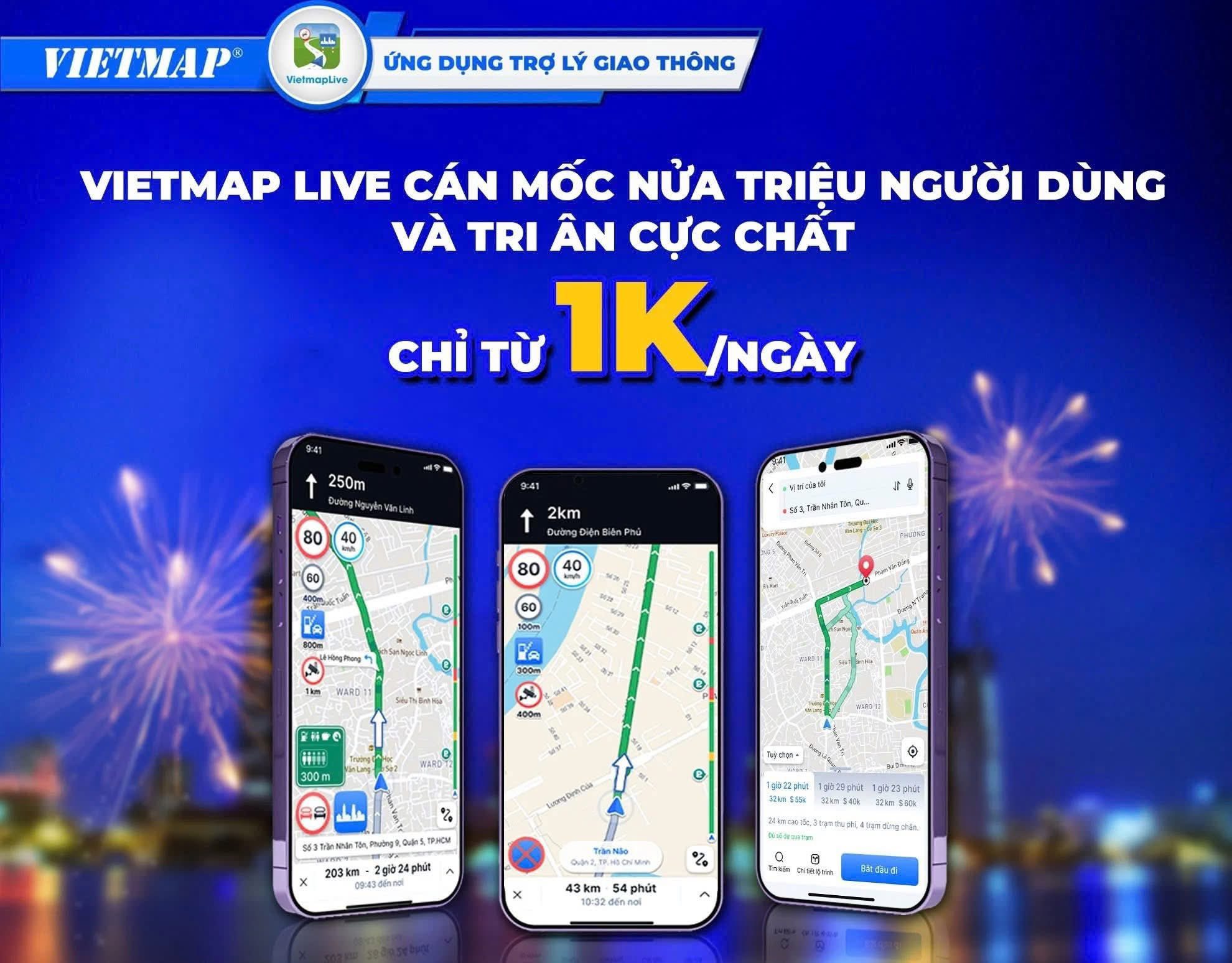 phần mềm vietmap live