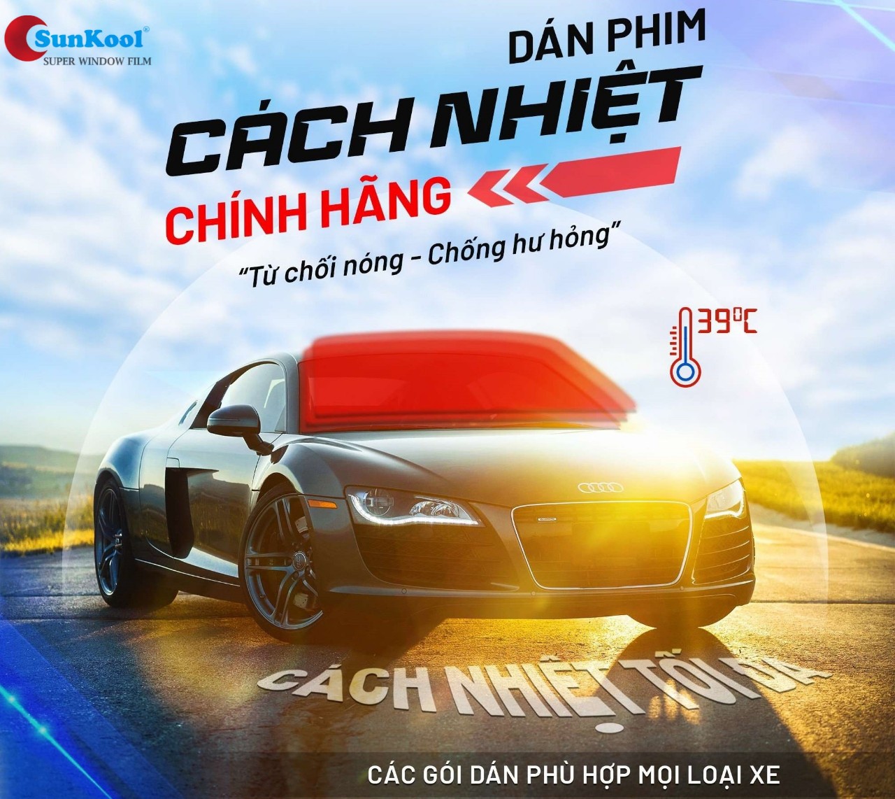 Phim cách nhiệt Sunkool cho Toyota Camry