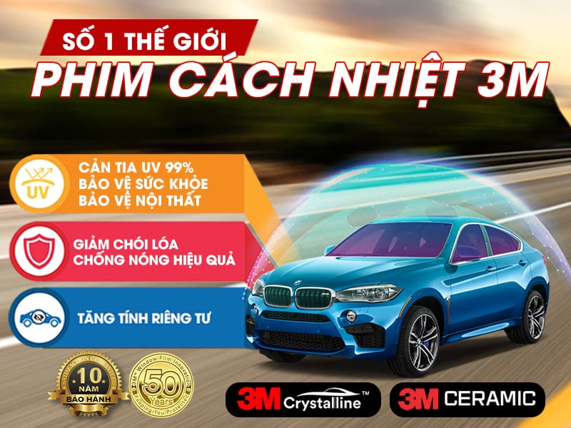 Phim cách nhiệt 3M cho Toyota Camry