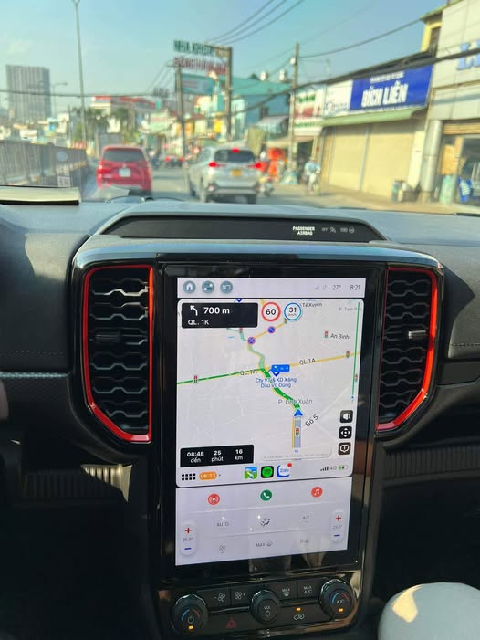 Lắp Android Box cho Ford Ranger
