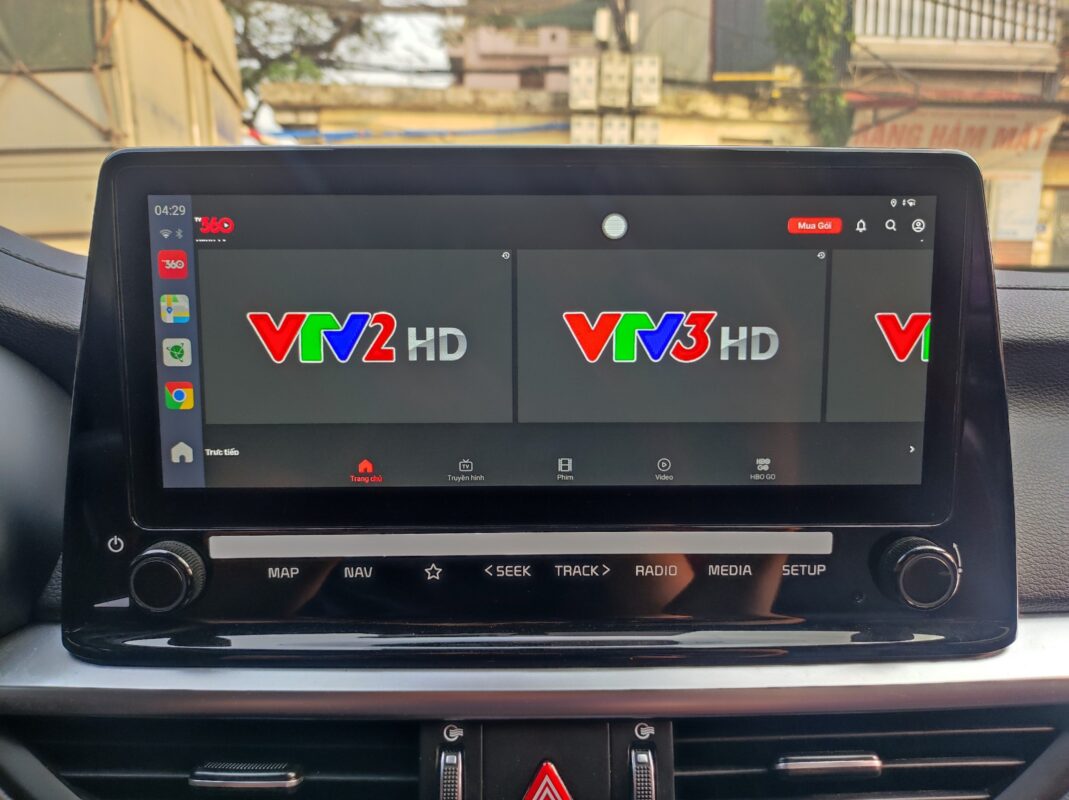 Android box cho xe Xpander