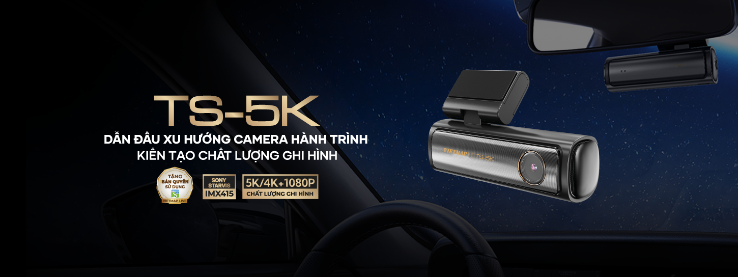 Lắp camera hành trình Vietmap TS - 5K