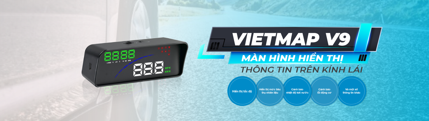 Màn hình HUD Vietmap V9 tốt nhất