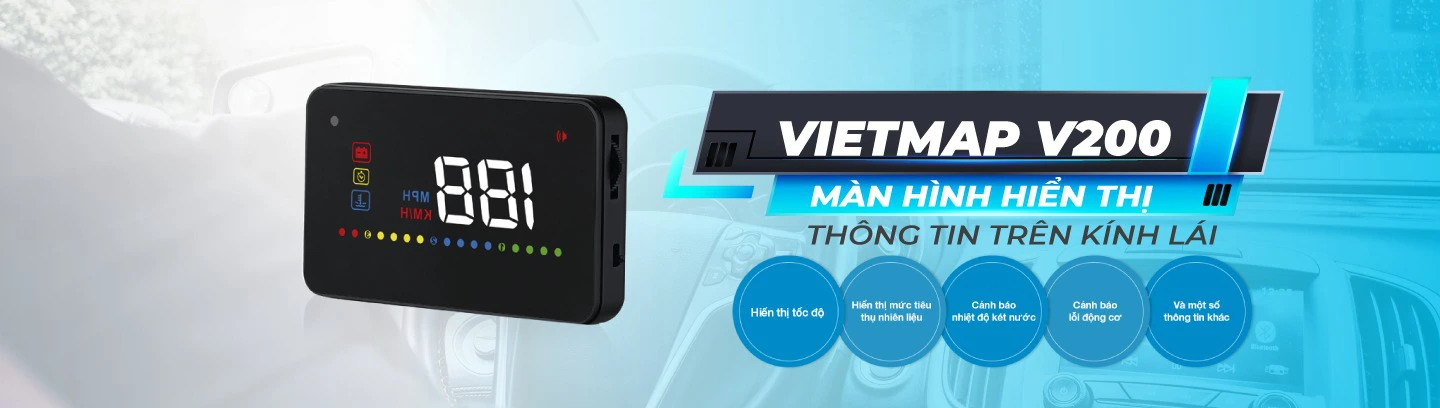 Màn hình Vietmap V200 cho ô tô gần đây
