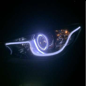 Độ đèn xe CX5