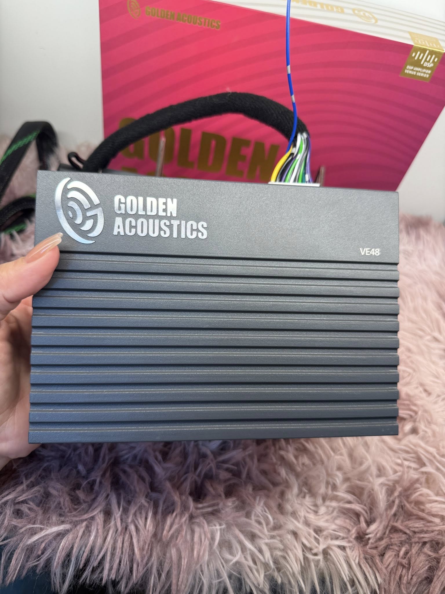 Amply/DSP Golden Acoustics VE810 cho Ford Everest