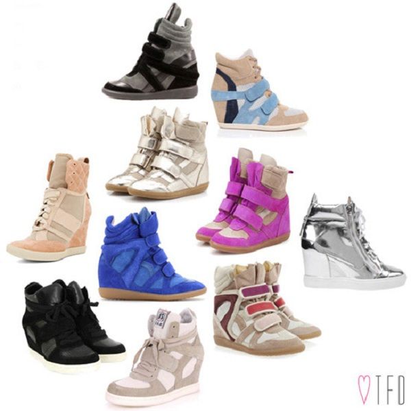 Kết hợp đồ với giày wedge sneaker sành điệu cho ngày Tết