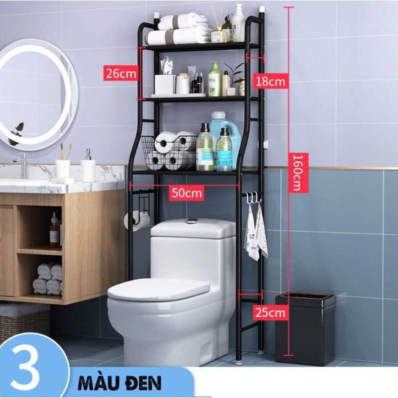 Kệ Decor Vệ sinh 3 Tầng