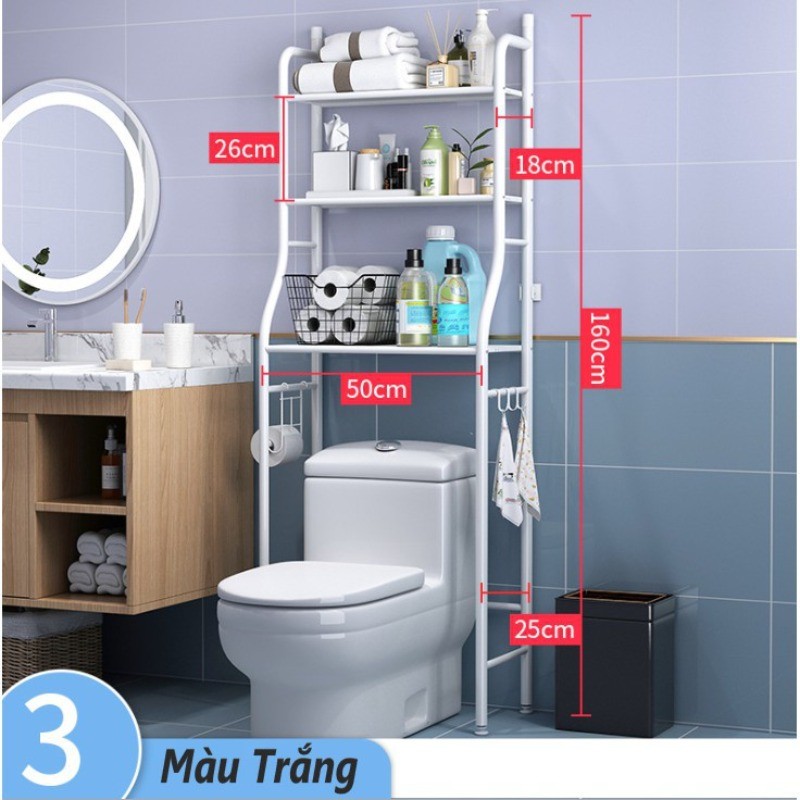 Kệ Decor Vệ sinh 3 Tầng