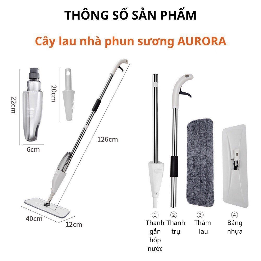 Chổi Lau Nhà Phun Nước