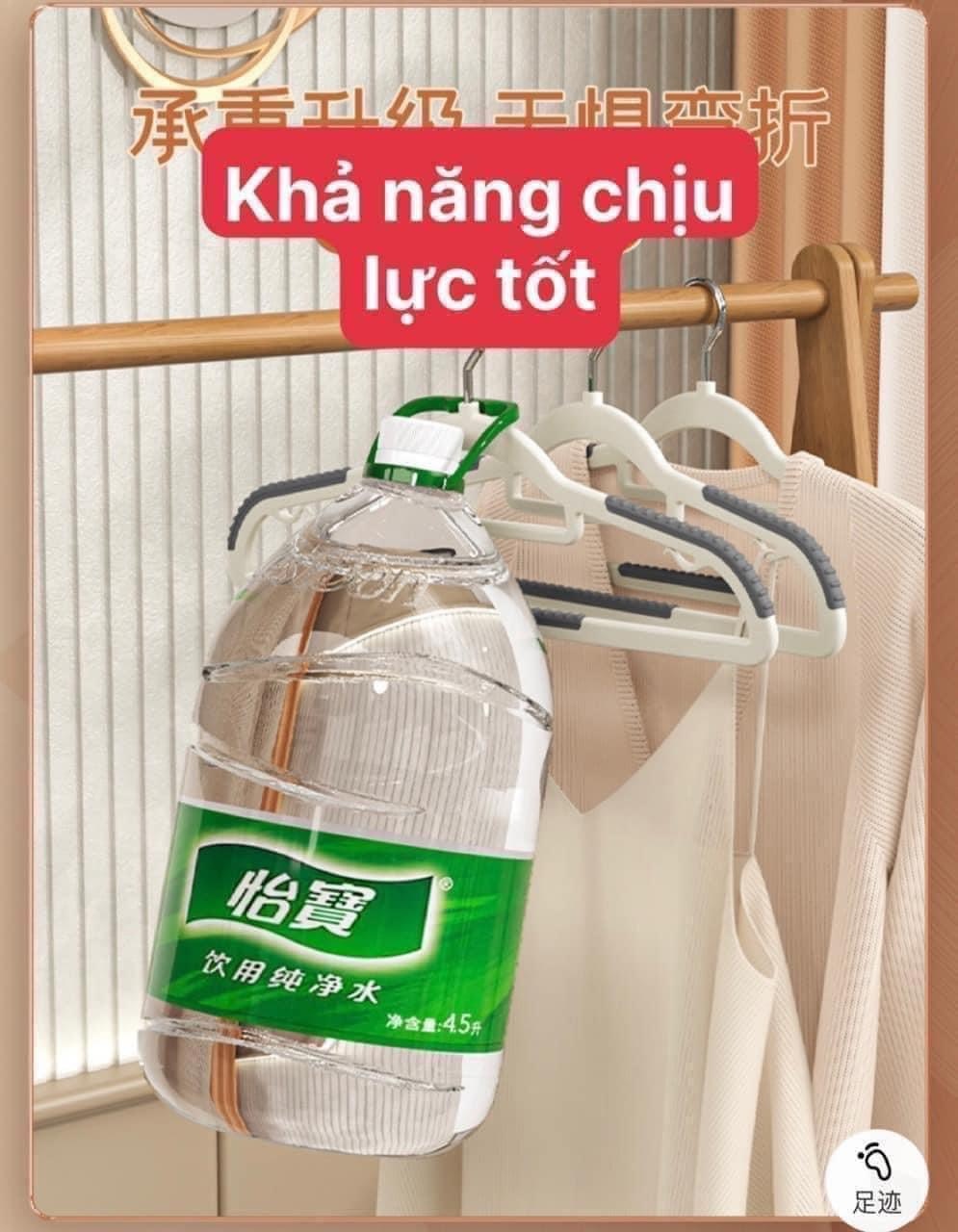 Sét 10 Móc Treo Quần Áo Chống Trượt