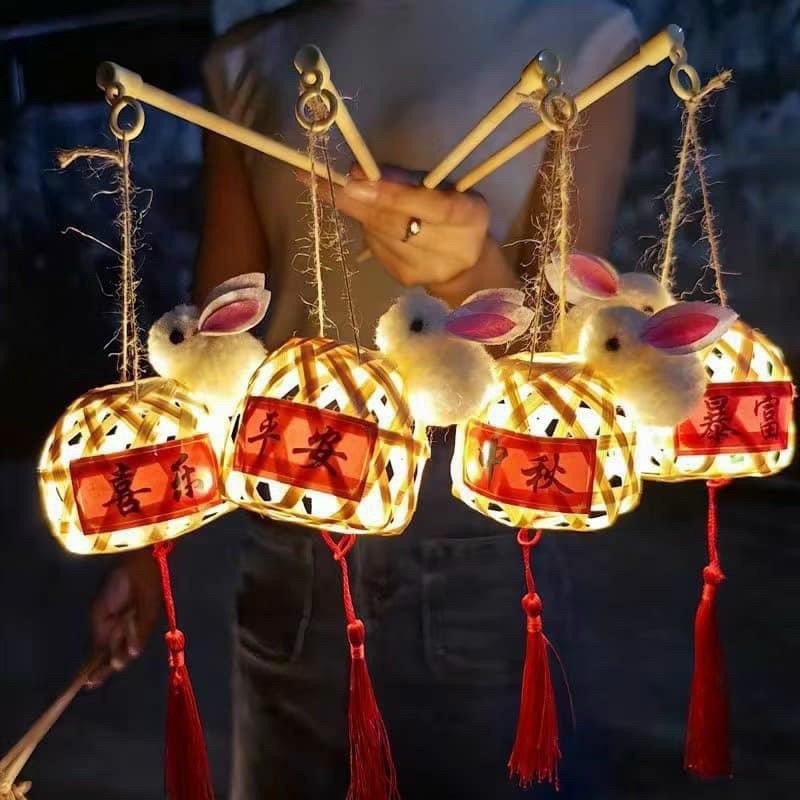 Đèn Lồng Thỏ Tre
