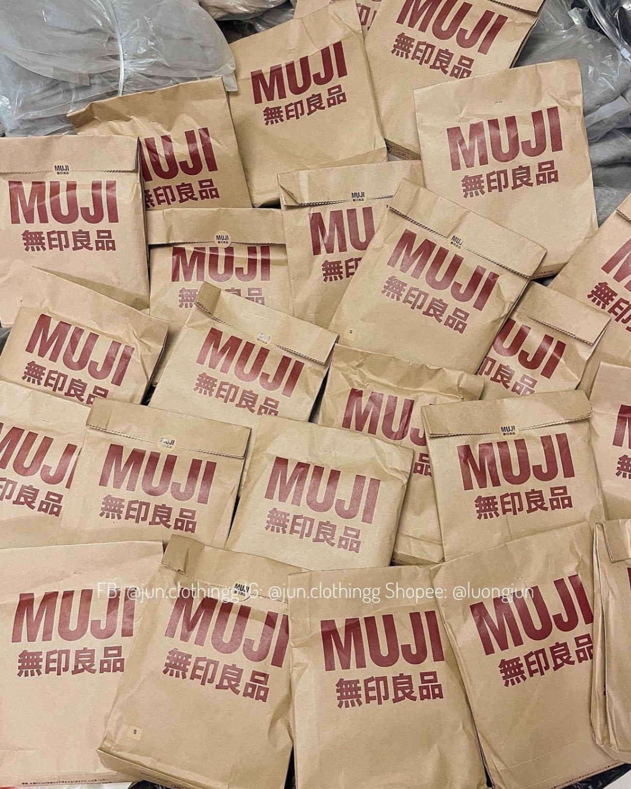 Legging muji túi giấy mới