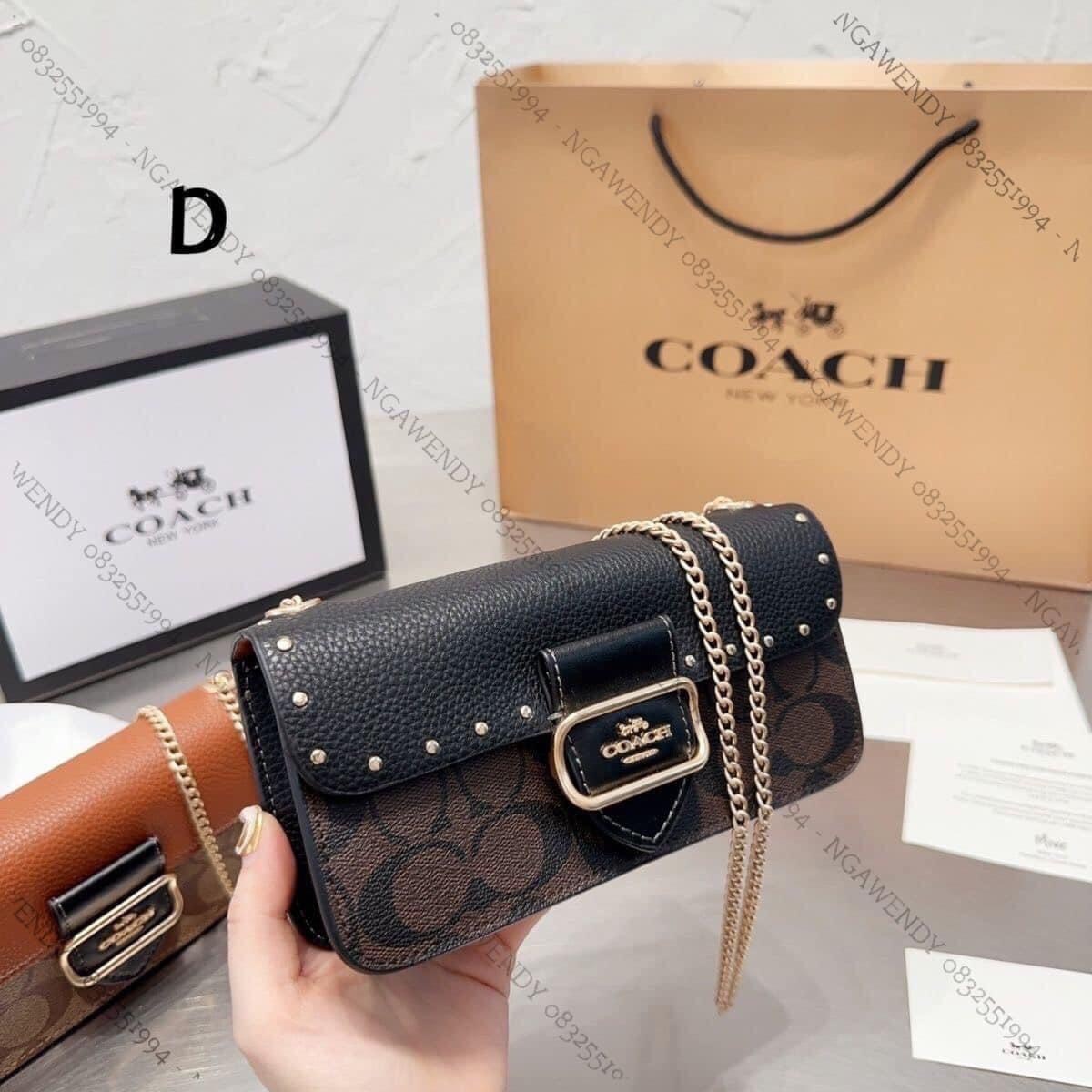 Túi Coach 2 Màu Full Box