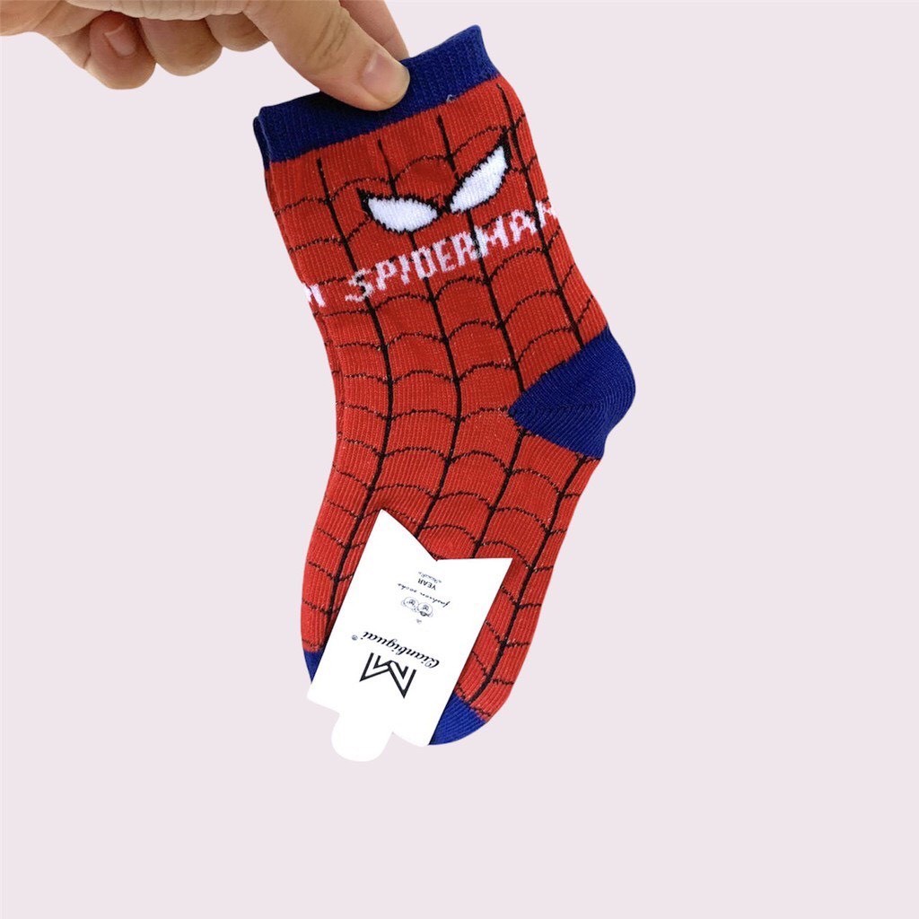 Tất Spiderman cổ dài cho bé