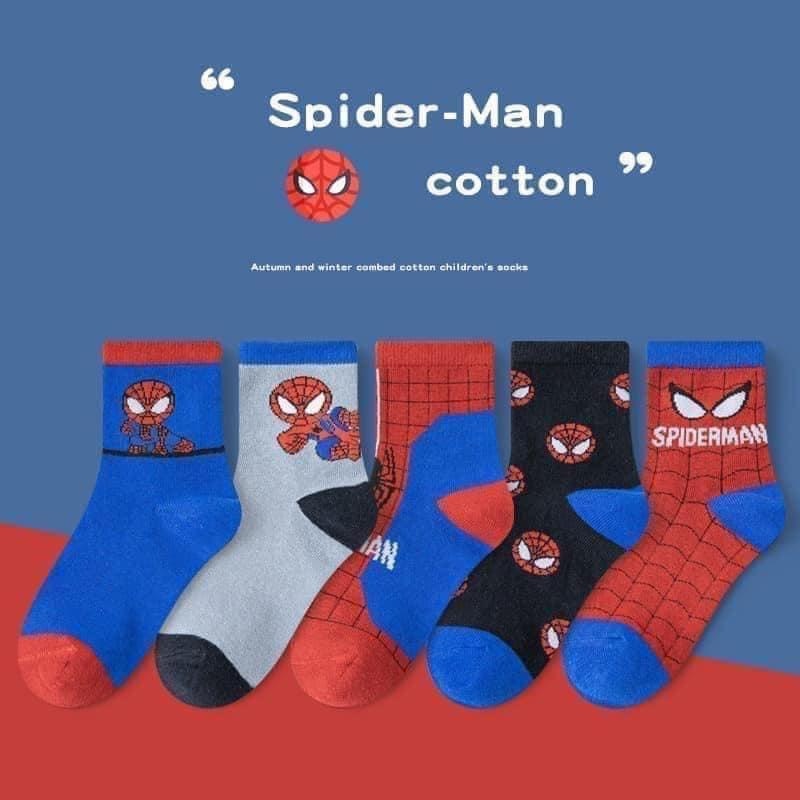 Tất Spiderman cổ dài cho bé