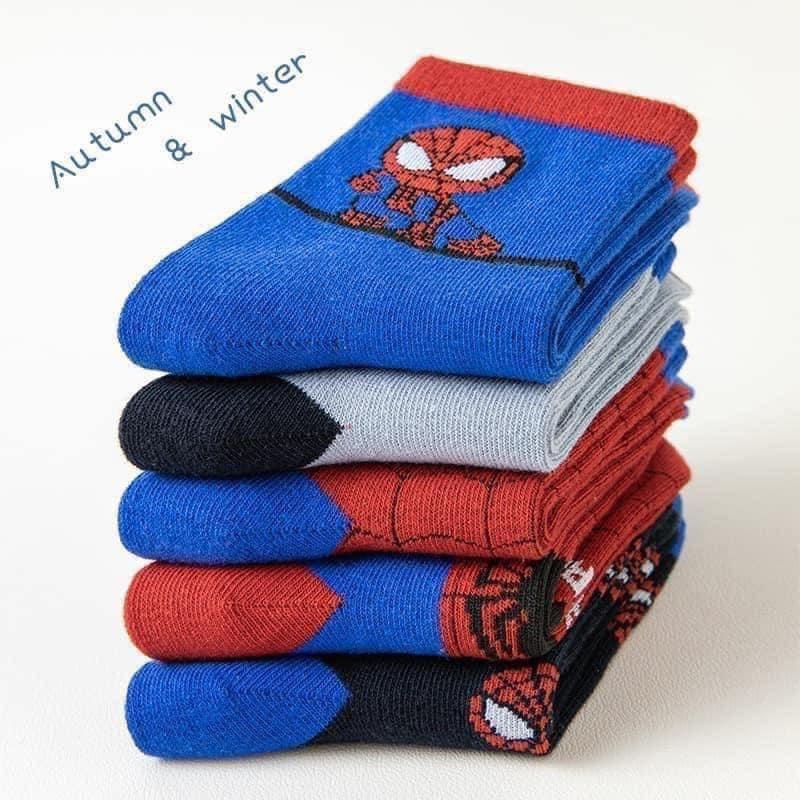 Tất Spiderman cổ dài cho bé