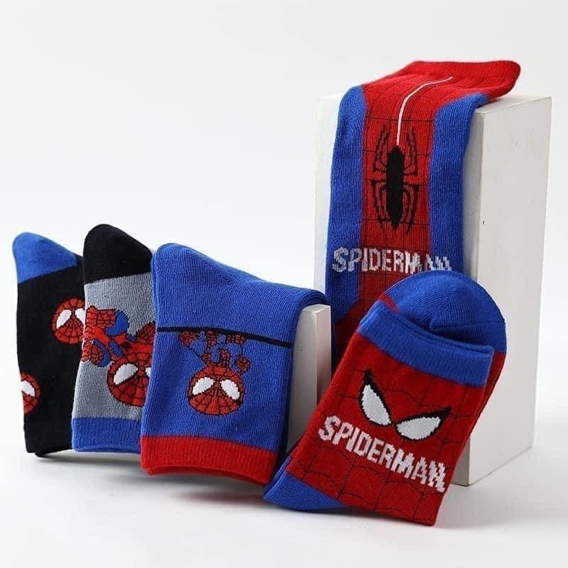 Tất Spiderman cổ dài cho bé