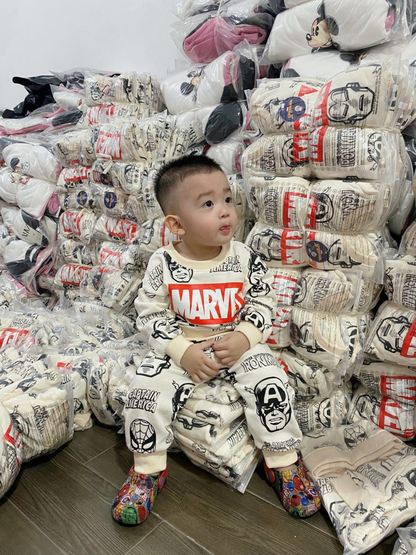 Bộ Marvel Iron Cho Bé