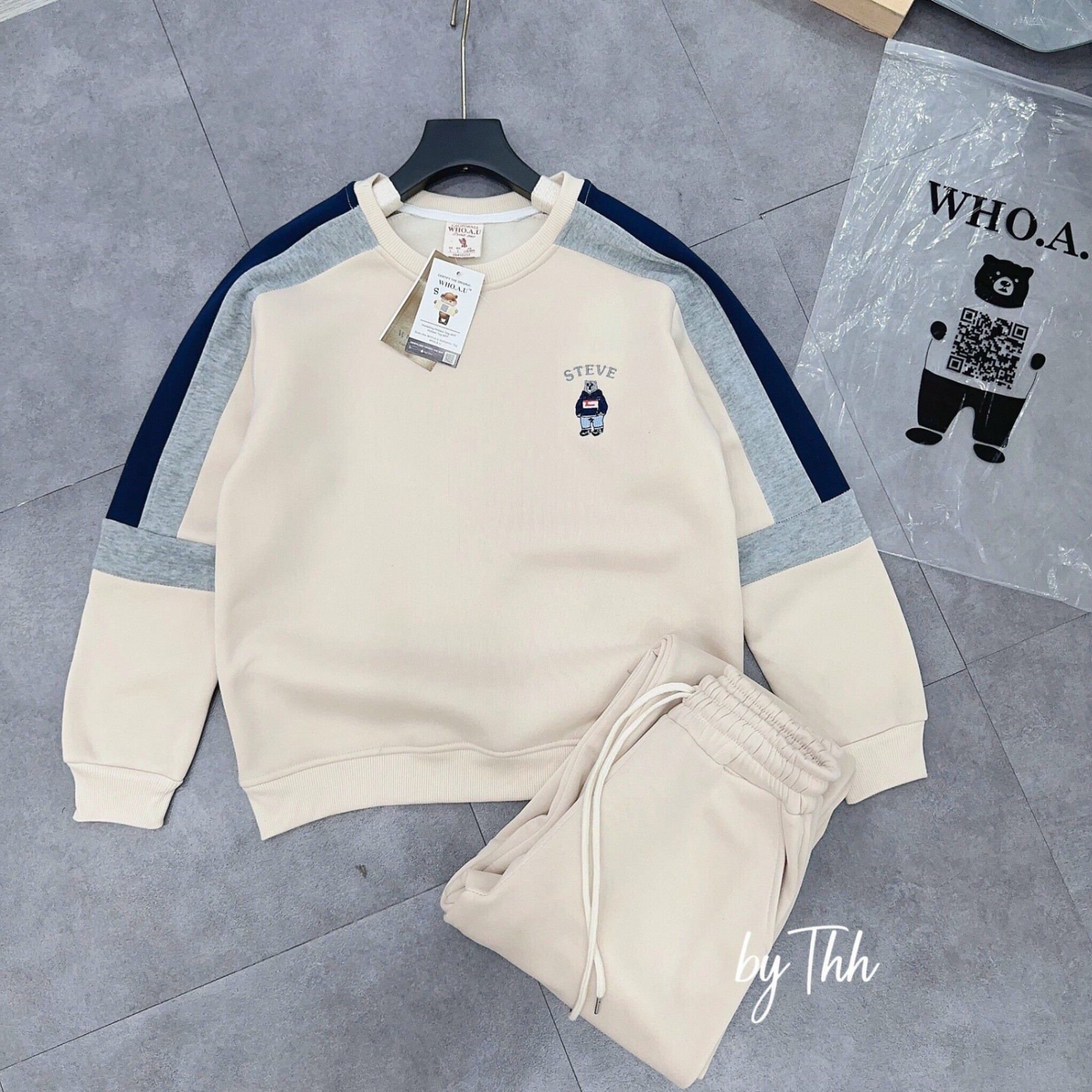 BỘ NỈ XANH BE STEVE