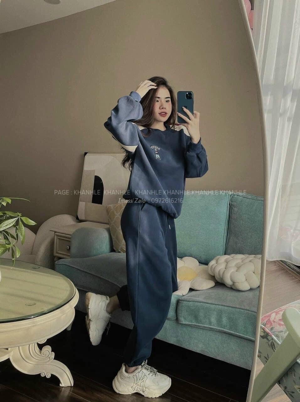 BỘ NỈ XANH BE STEVE