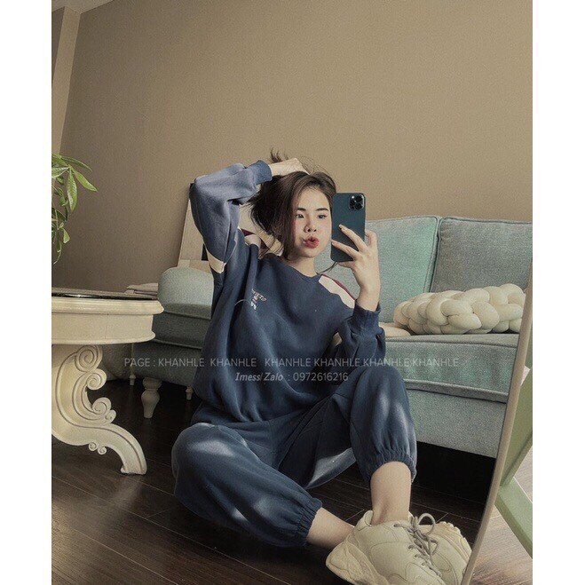 BỘ NỈ XANH BE STEVE