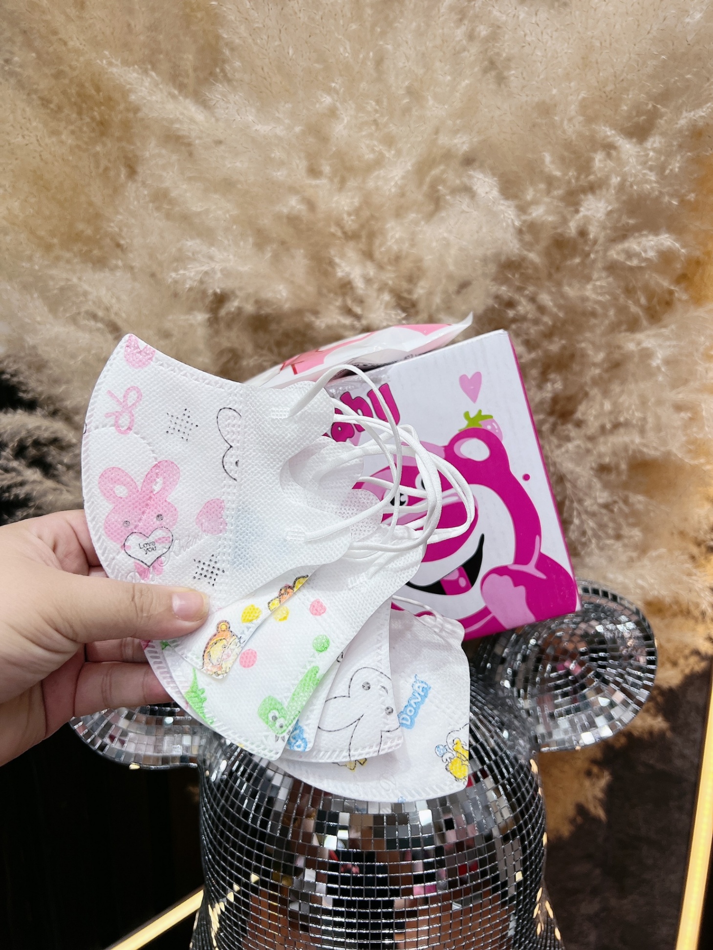 Hộp 100KT 5D cho bé Smiley