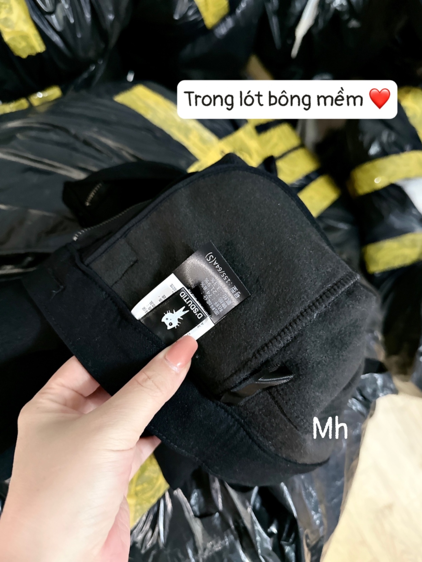 Quần Tregging Lót Lông Túi Hồng