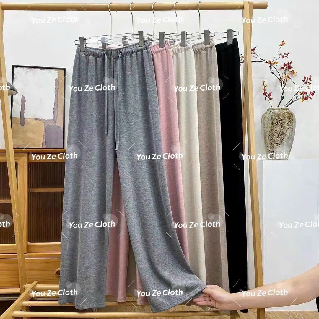Quần Nhung Tăm Suông 5 Màu