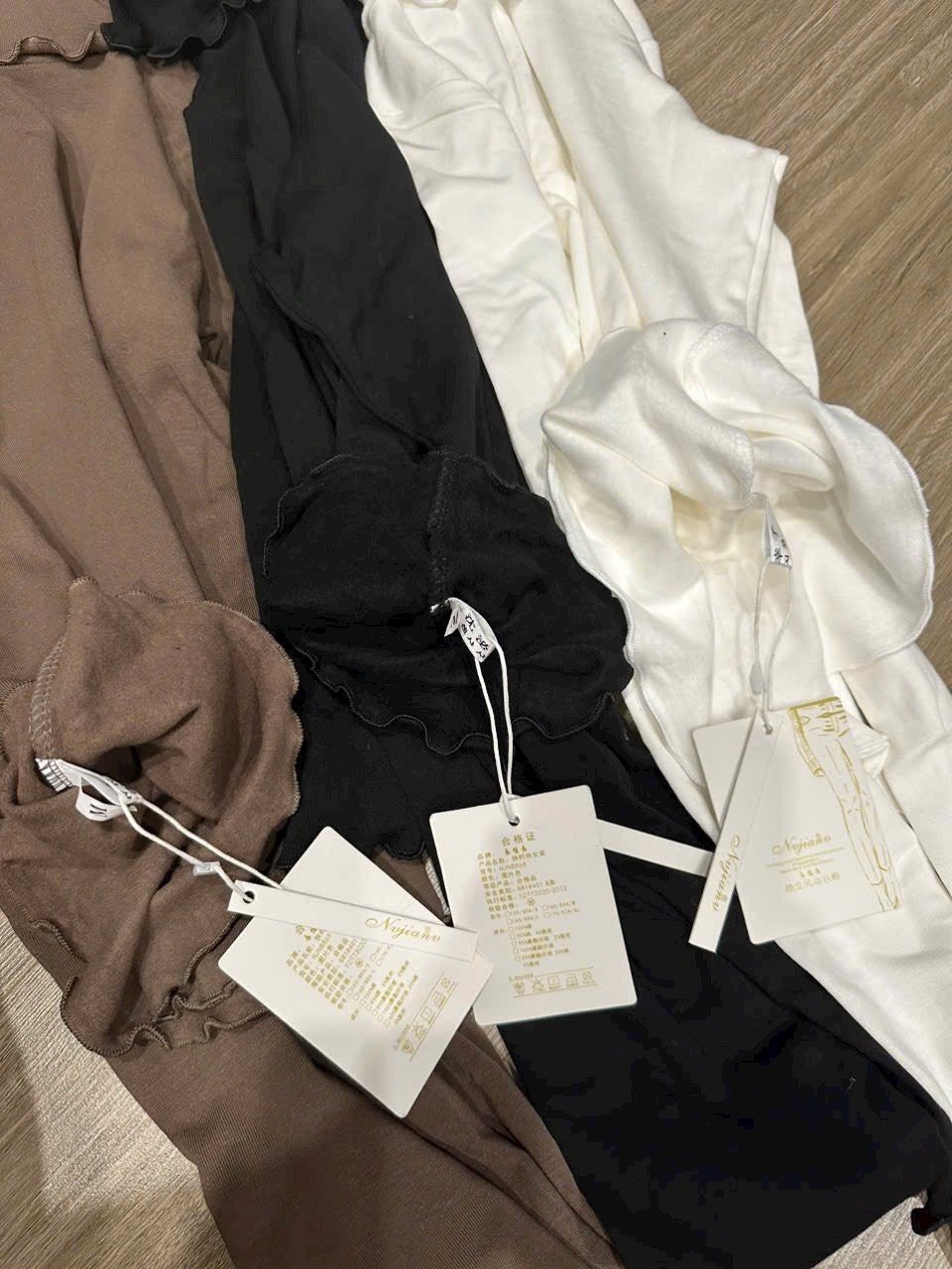 Sét 3 Áo Zip Lông Nữ Cổ Lọ