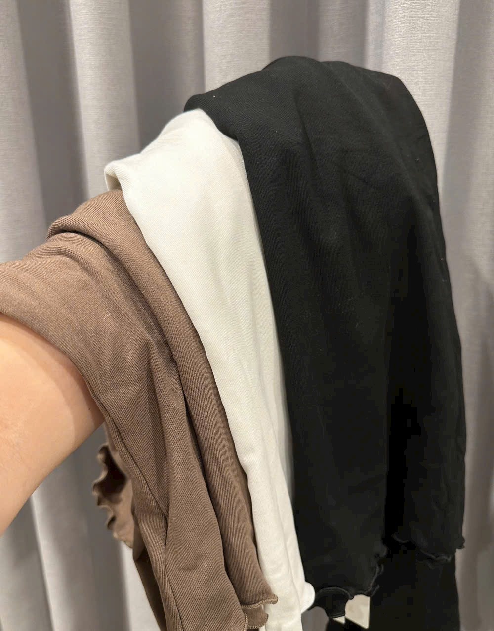 Sét 3 Áo Zip Lông Nữ Cổ Lọ