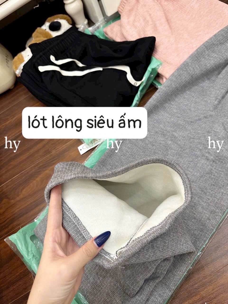 Quần Suông Tăm Lót Lông