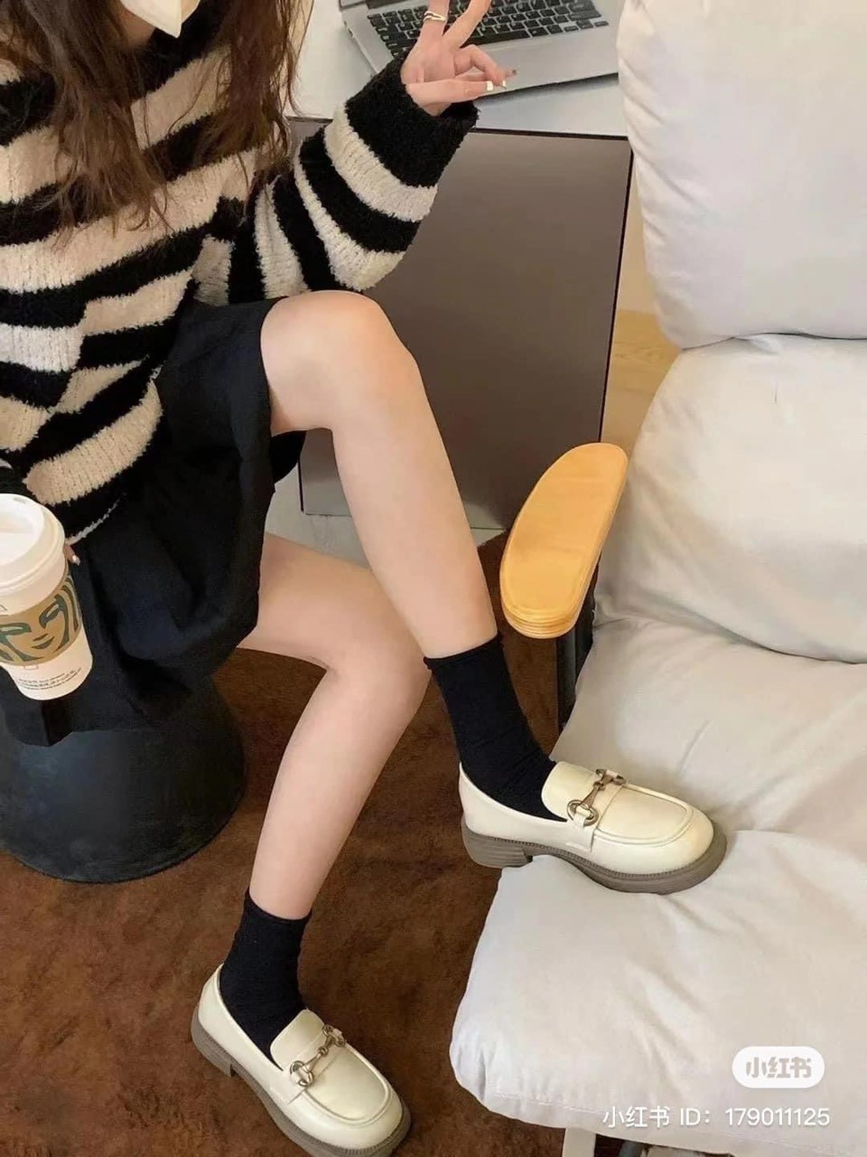 Giày Lười Da Mềm QCCC