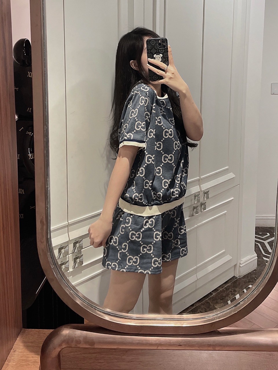 Bộ Cộc Quần Xanh GG