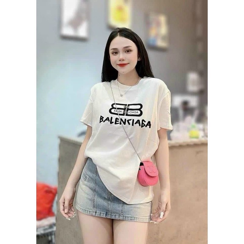 Áo Phông Balenciaga Ép Nhung