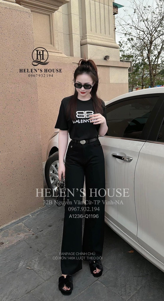 Áo Phông Balenciaga Ép Nhung