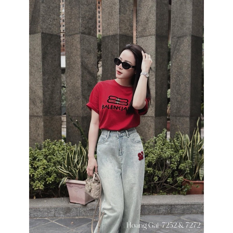 Áo Phông Balenciaga Ép Nhung