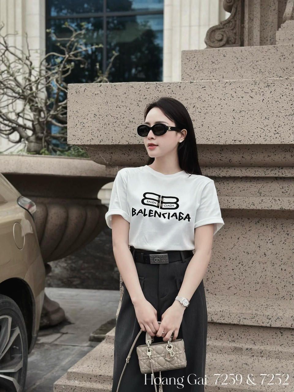 Áo Phông Balenciaga Ép Nhung