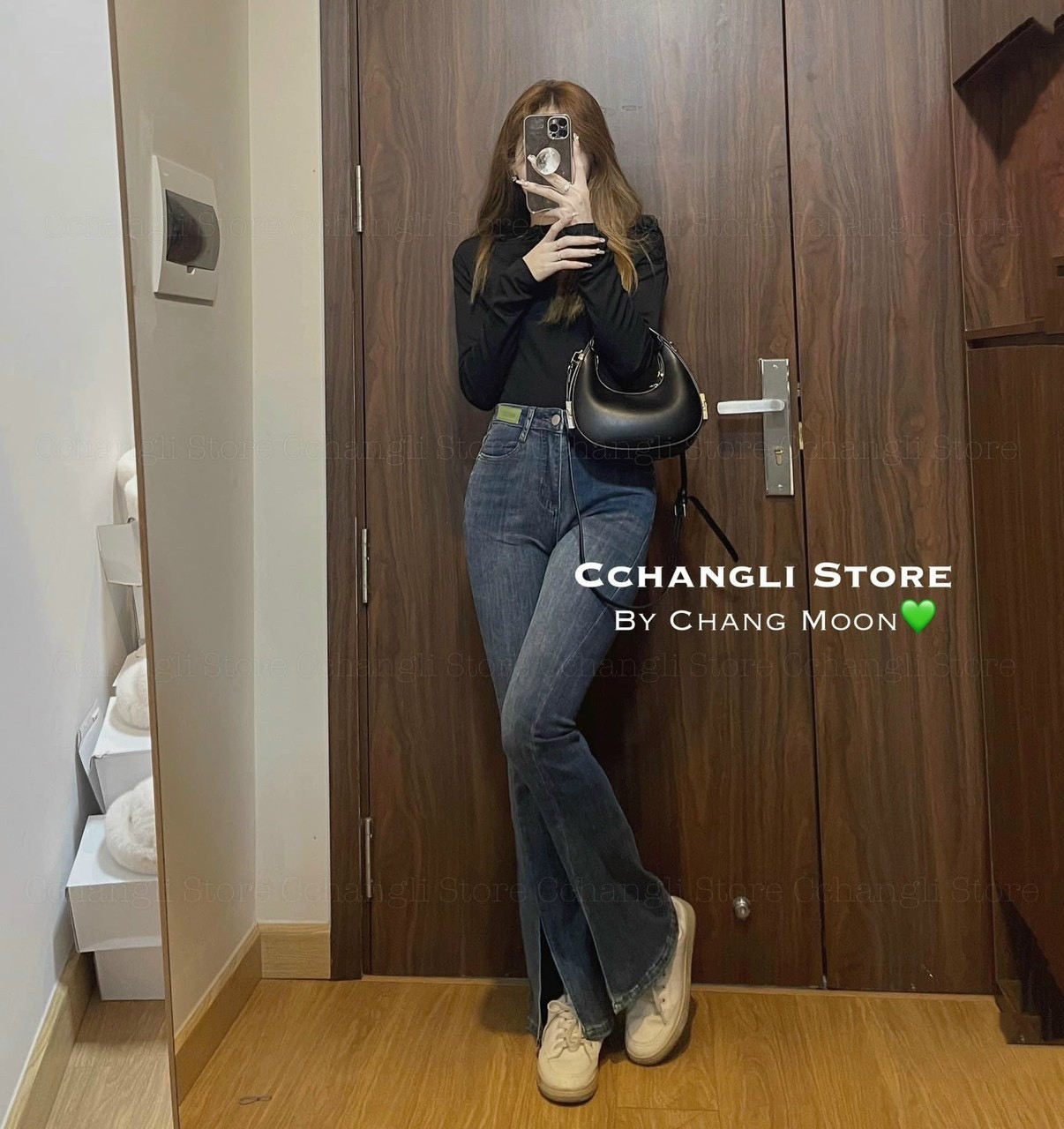 Quần Jeans Loe Xẻ Mác Xanh