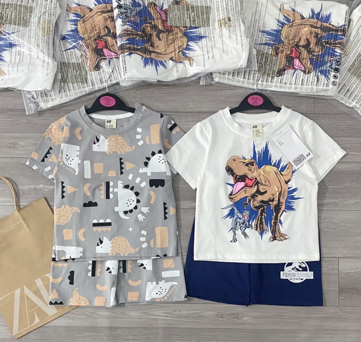 Set 2 Bộ Khủng Long Bé Trai