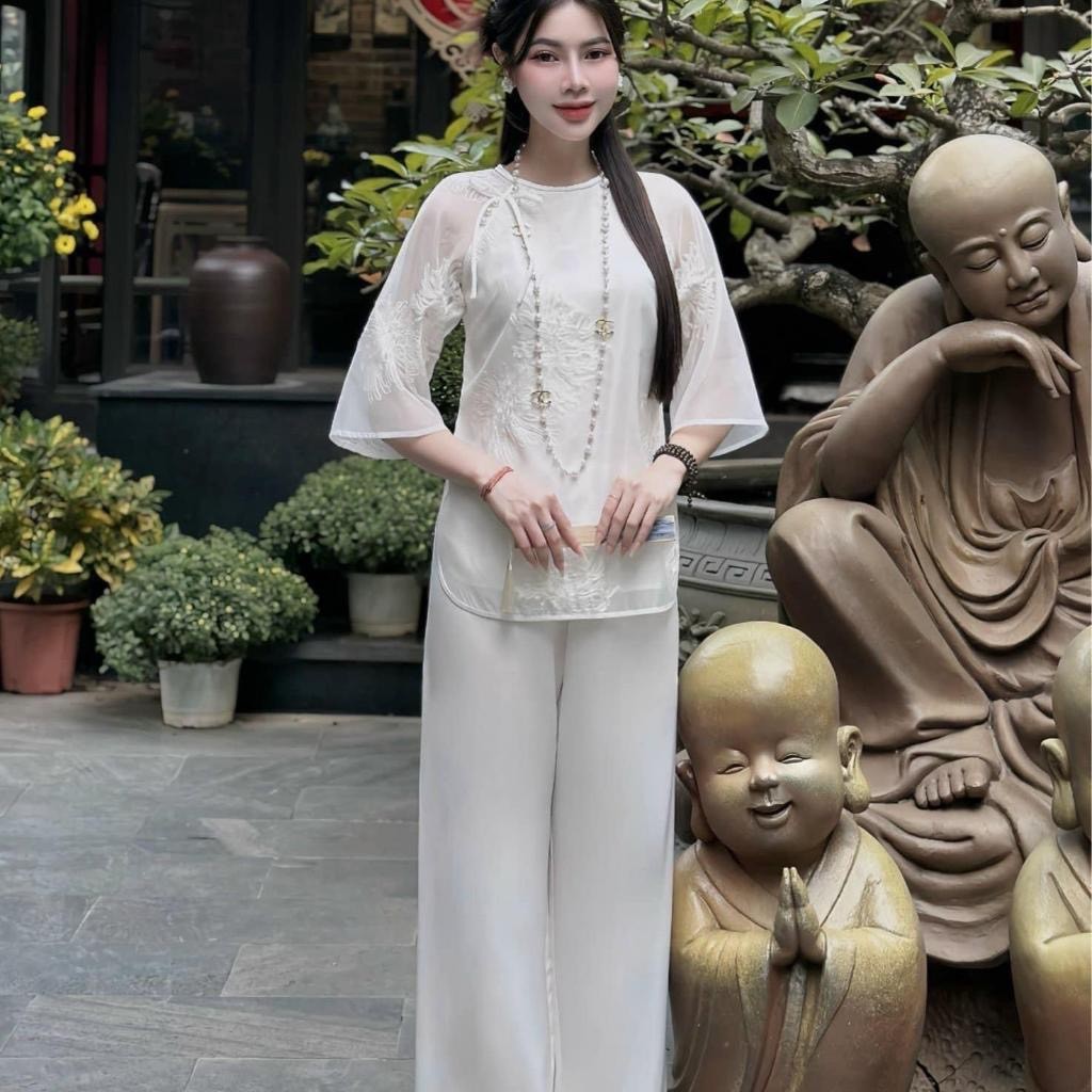 Set Pháp Phục Tơ 2 Màu
