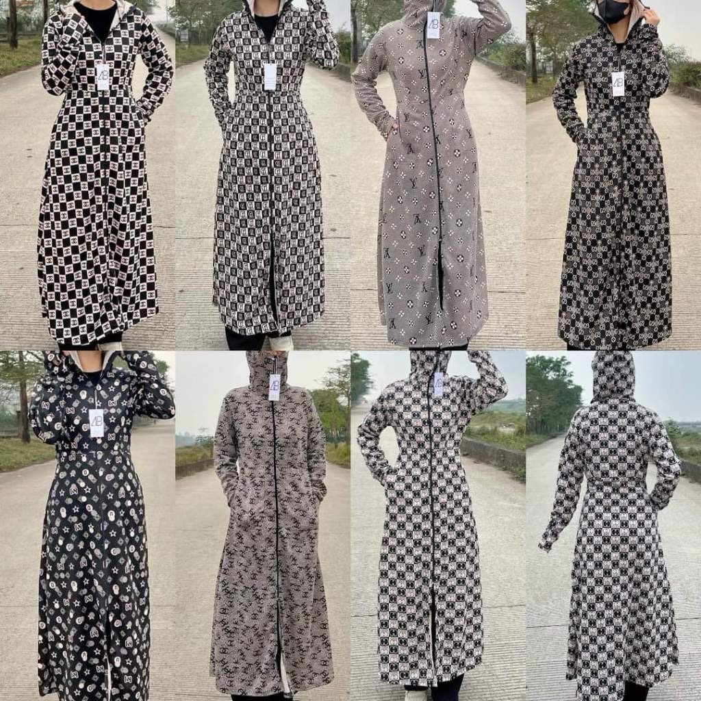 Váy Chống Nắng Họa Tiết