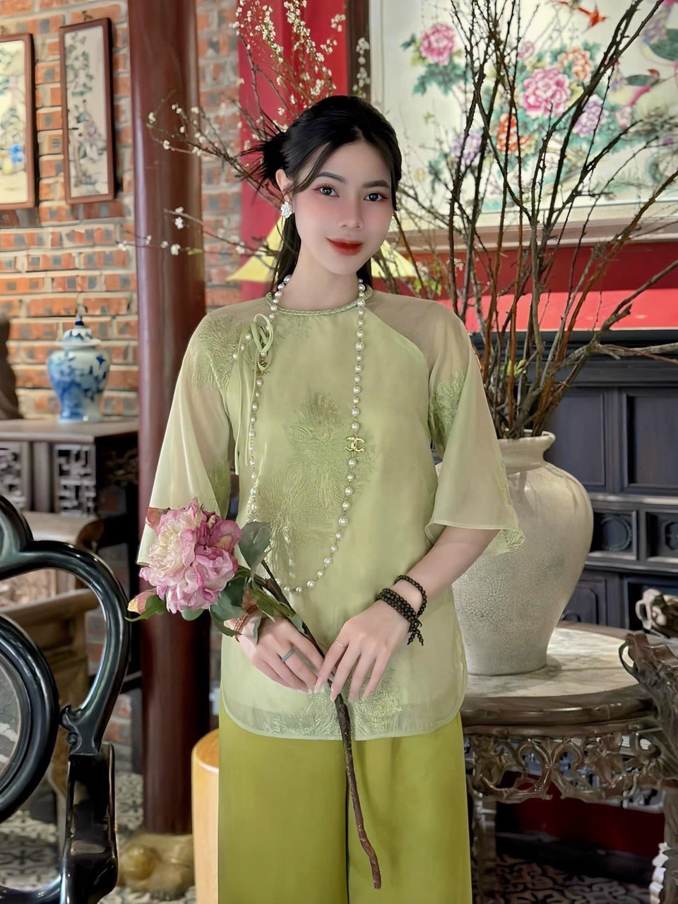 Set Pháp Phục Tơ 2 Màu
