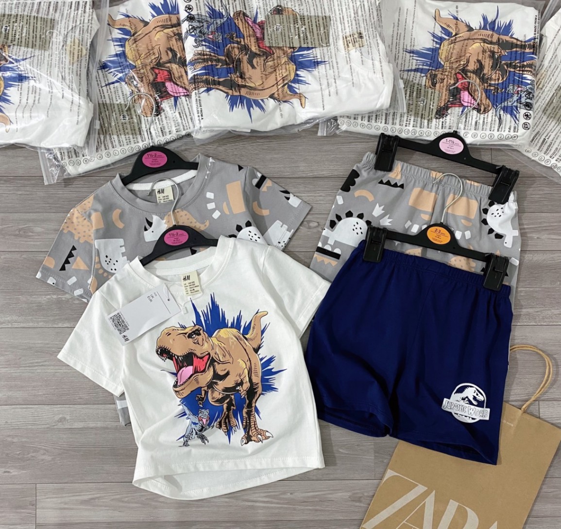 Set 2 Bộ Khủng Long Bé Trai